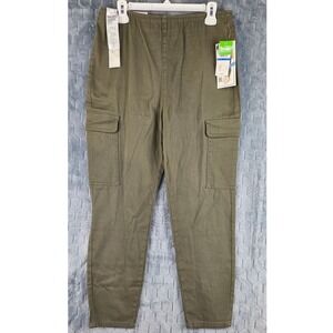 BTS Promo Macys Women's XL Olive Green High Rise Skinny Cargo Pants NWT